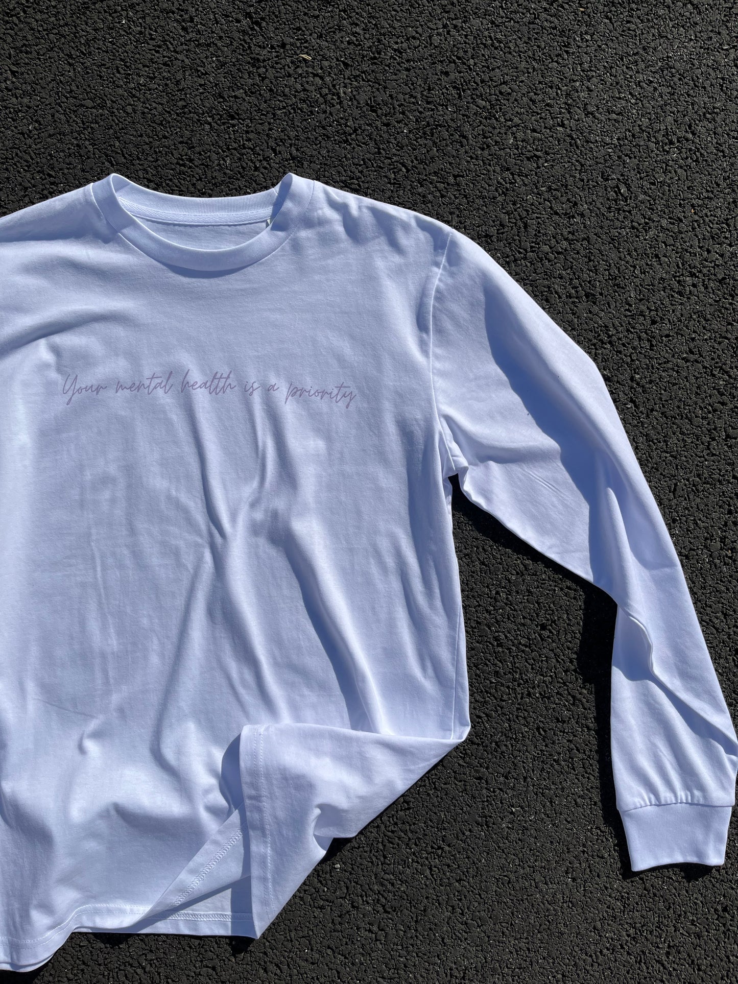 T shirt manches longues Blanc