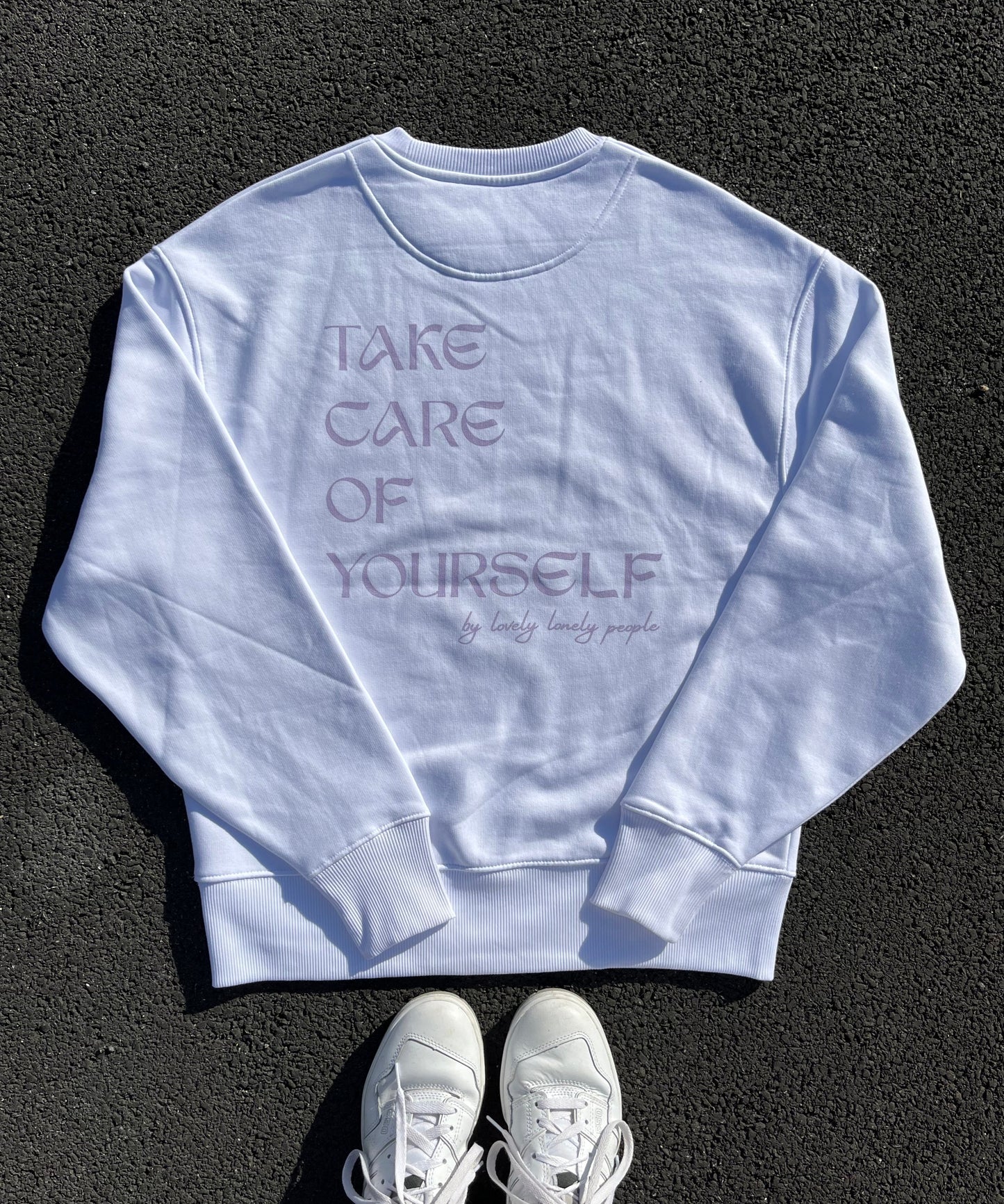 Sweat sans capuche Blanc