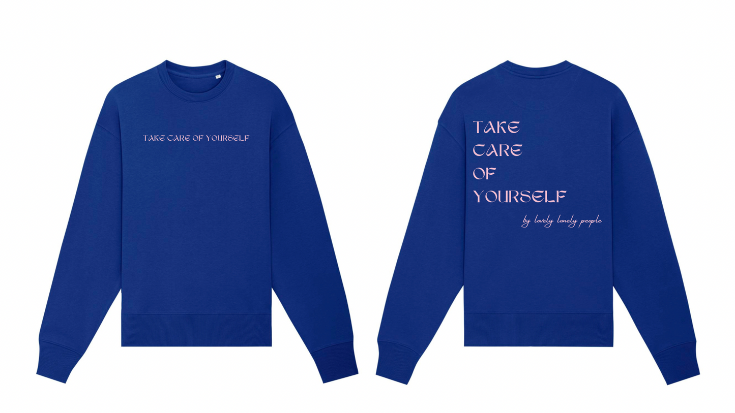 Sweat sans capuche Bleu foncé