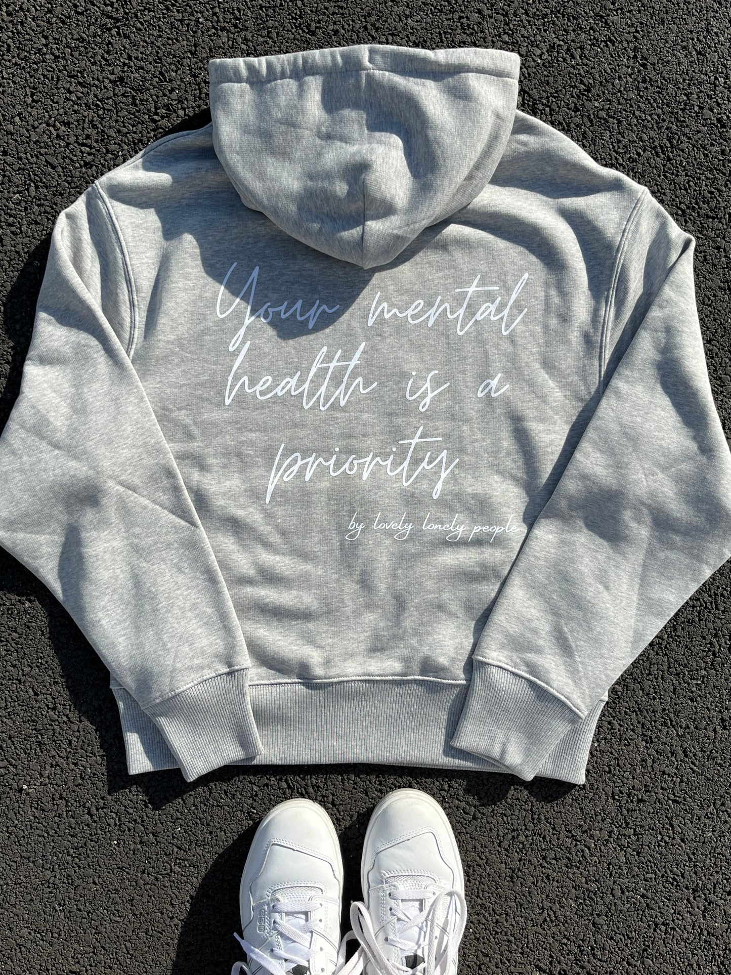 Sweat à capuche Gris