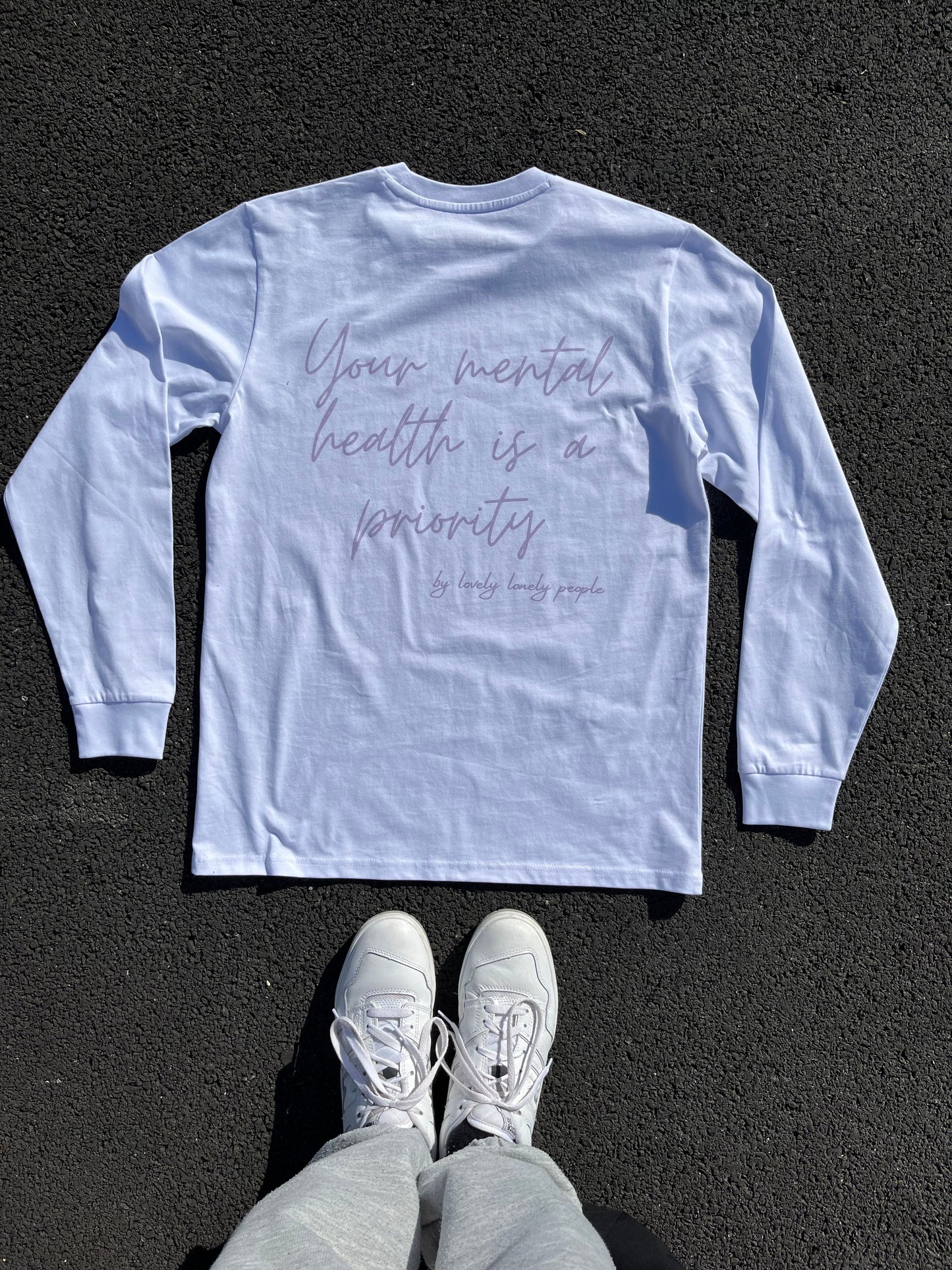 T shirt manches longues Blanc