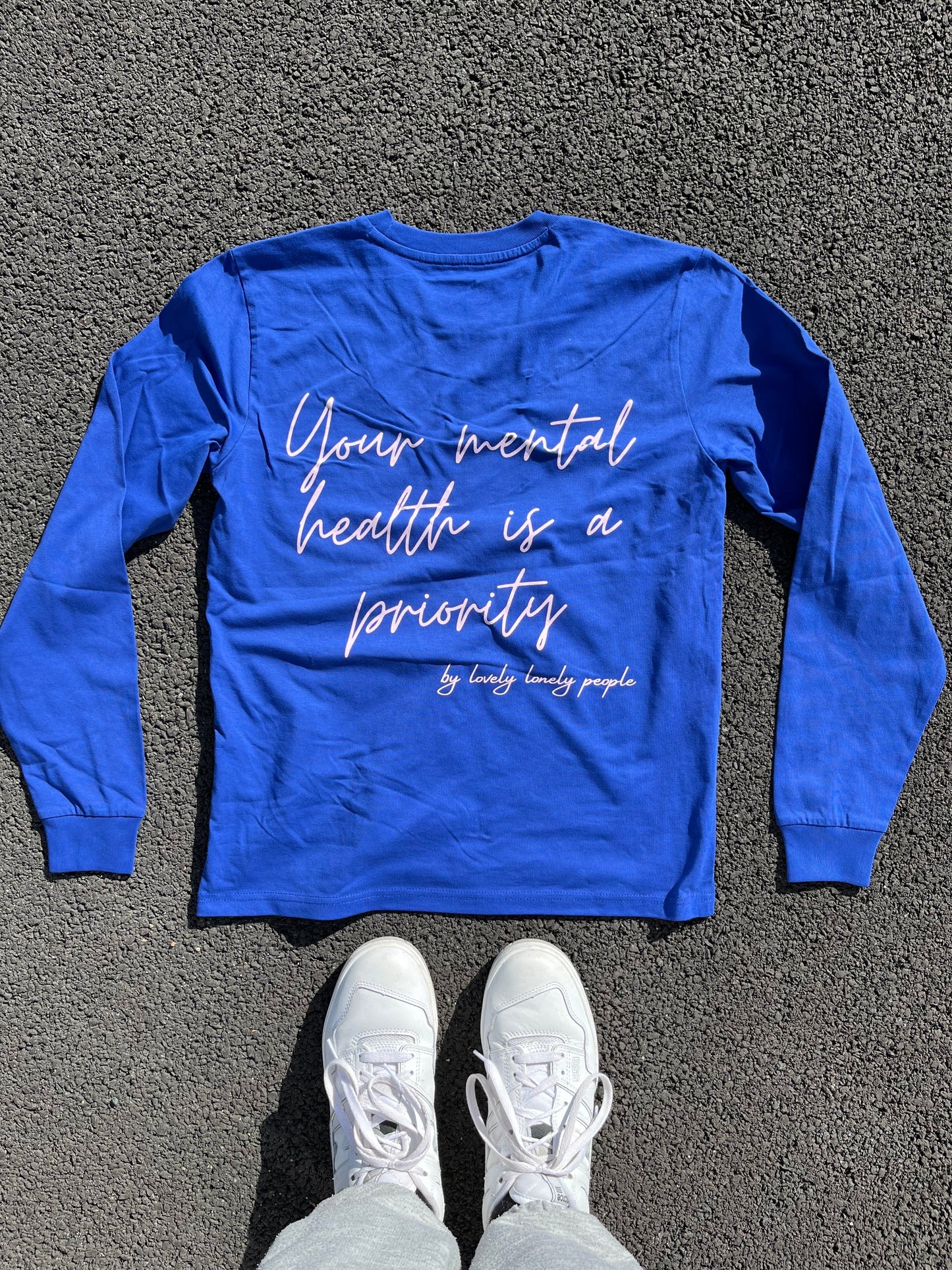 T shirt manches longues Bleu foncé