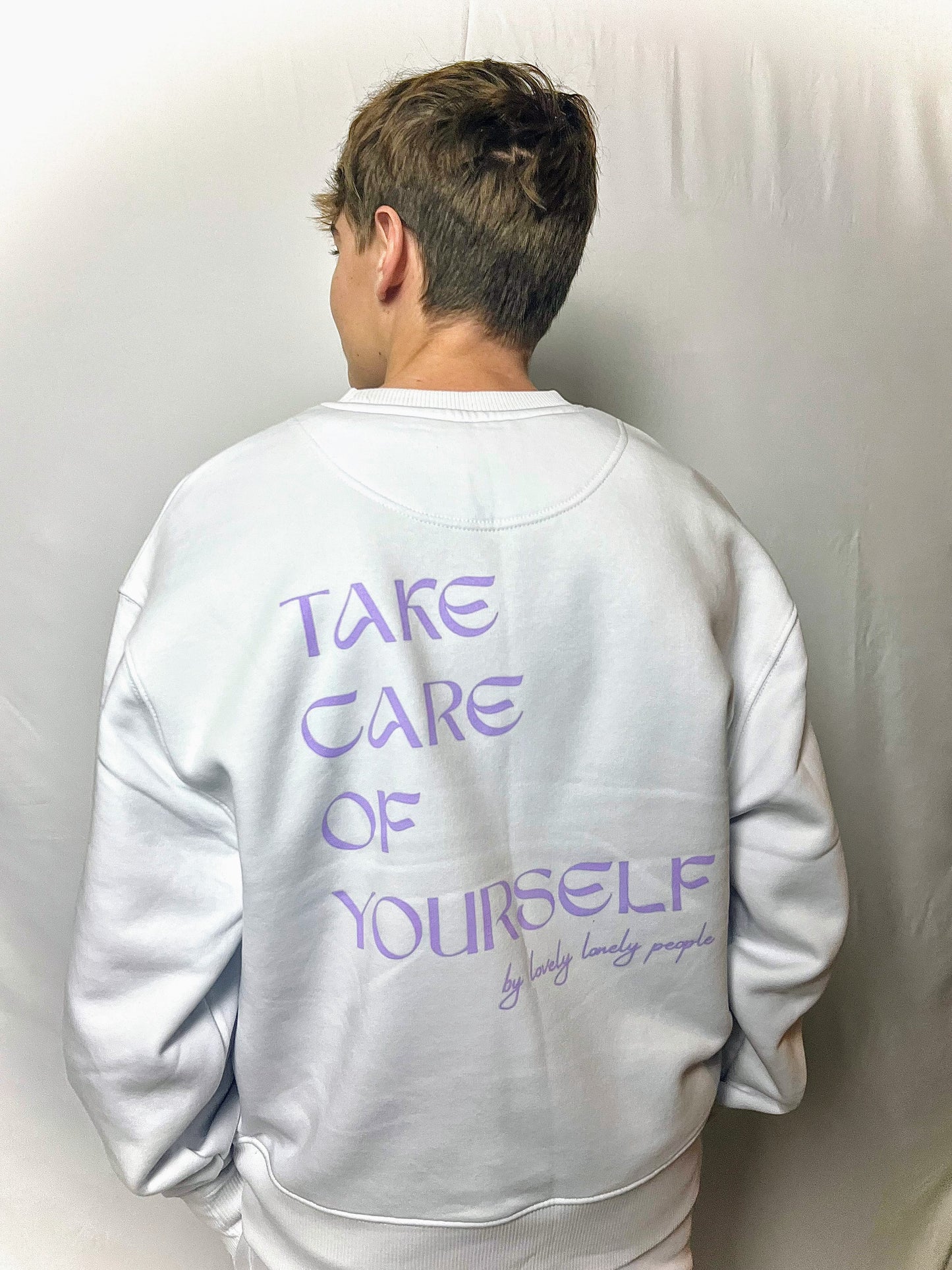 Sweat sans capuche Blanc